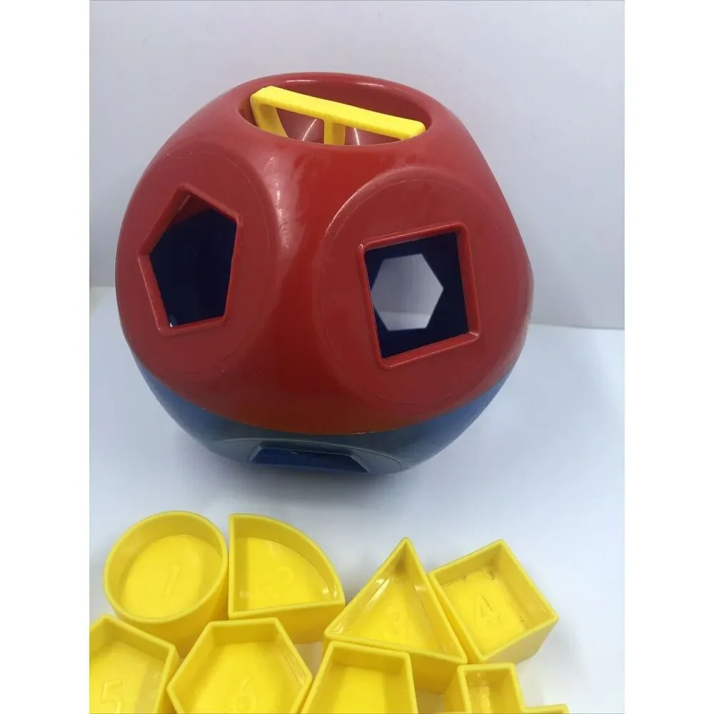 Tupperware Shape O Toy Kids Baby Toddler Development Sorting Ball Complete #set